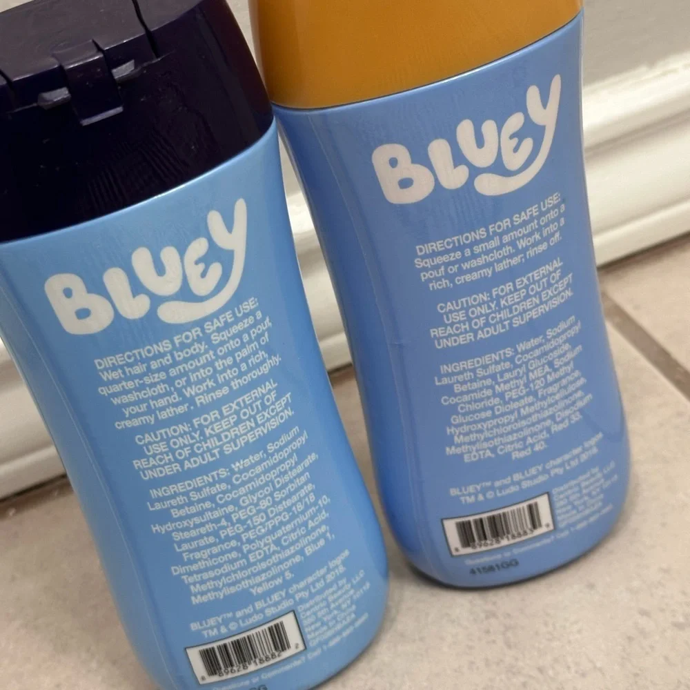Bluey & Bingo Body Wash, Shampoo‎ & Conditioner